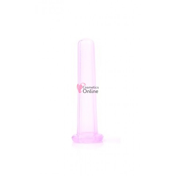 Ventuza de masaj 004 facial, Mica in zona ochilor din silicon Roz